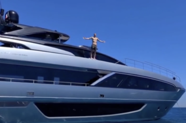 Zlatan Ibrahimovic yacht screenshot YouTube