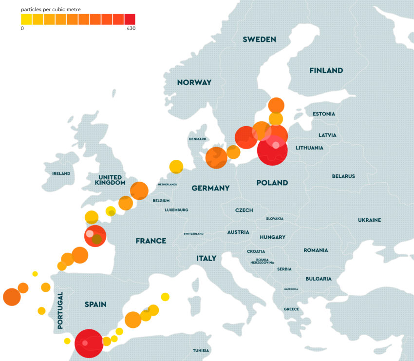 Inquinamento dei mari europei
