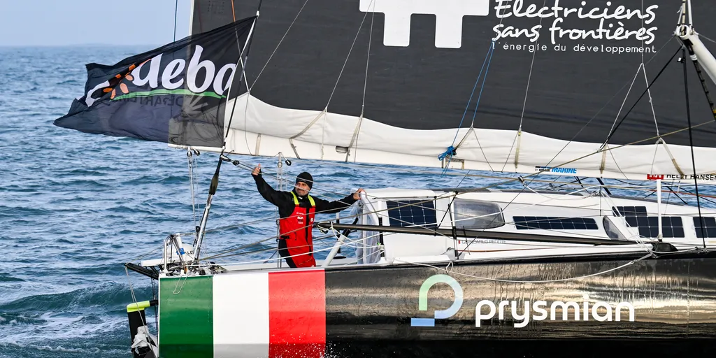 Giancarlo Pedote dopo 85 giorni chiude il Vendee Globe 2024