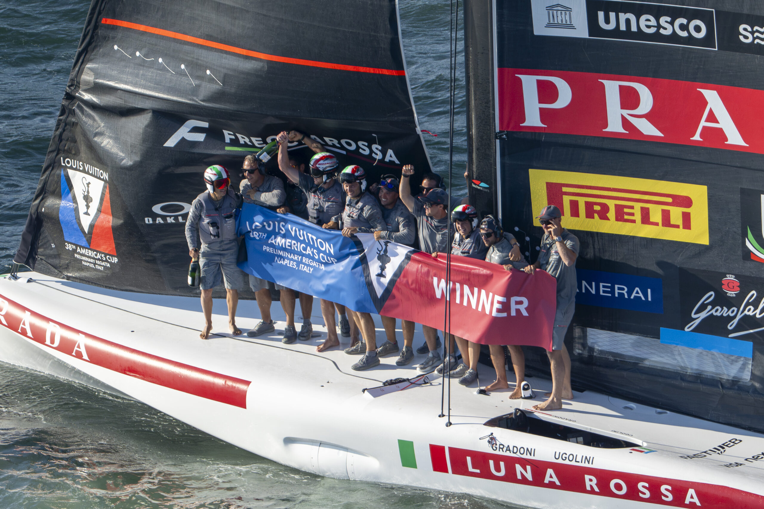 Visa e Nexi salgono a bordo di Luna Rossa: cresce la squadra degli sponsor