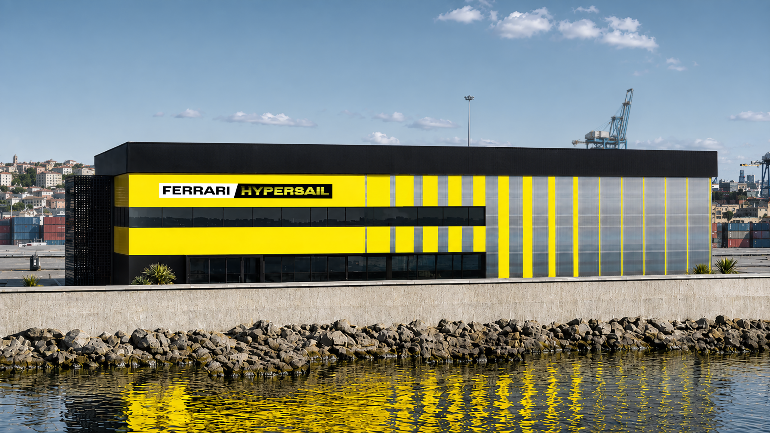 Ferrari Hypersail sceglie Livorno: base con Azimut per i test del monoscafo volante